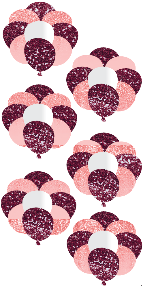 Large Balloon Set | Glitter