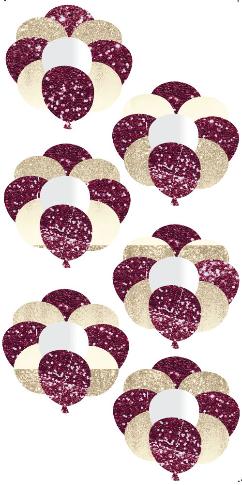 Large Balloon Set | Glitter