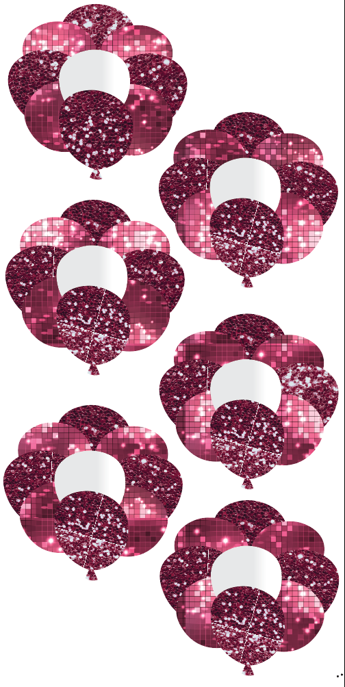 Large Balloon Set | Glitter