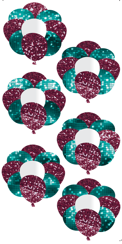 Large Balloon Set | Glitter