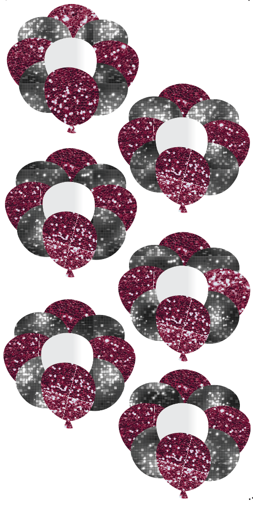 Large Balloon Set | Glitter