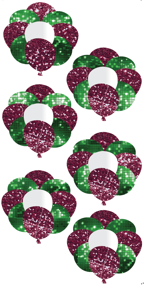 Large Balloon Set | Glitter