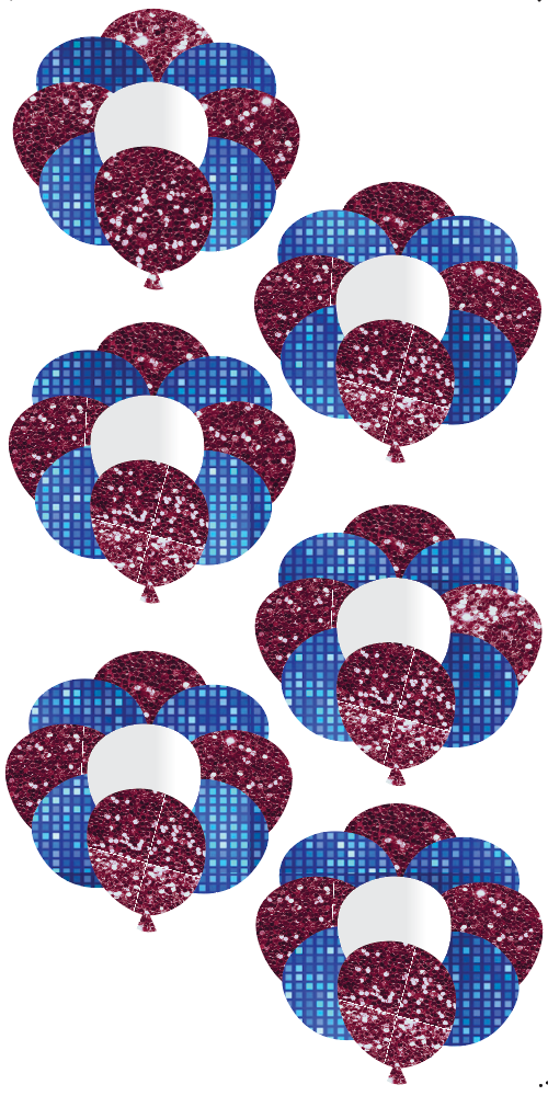Large Balloon Set | Glitter