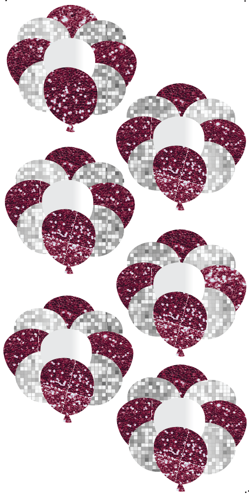 Large Balloon Set | Glitter
