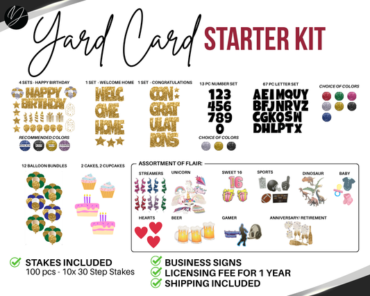 Yard Card Starter Kit