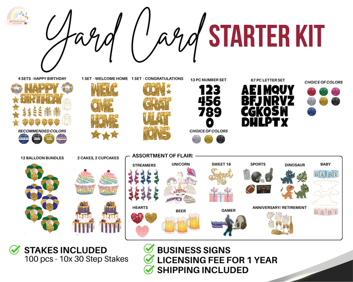 Yard Card Starter Kit – Stork Handler Central