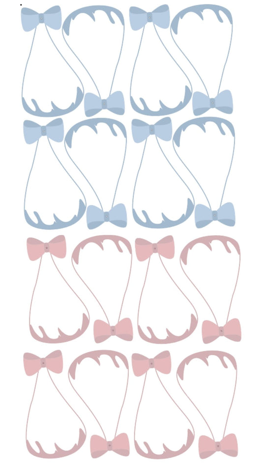 Swaddles (3mm) - Pink (8) and Blue (8)