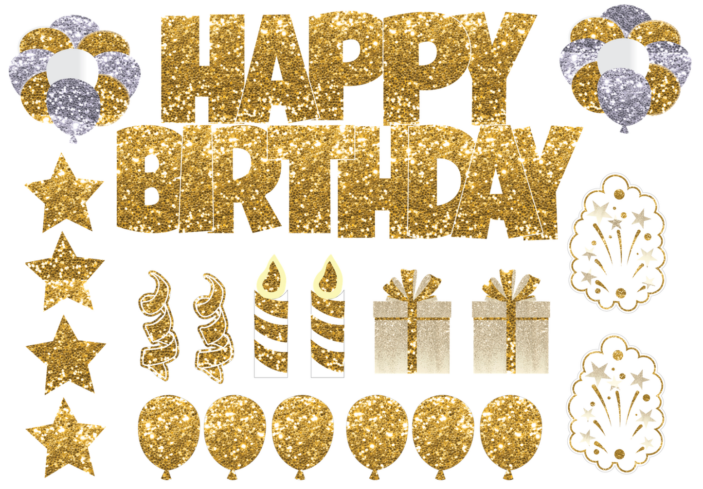 Full Set Happy Birthday Yard Sign