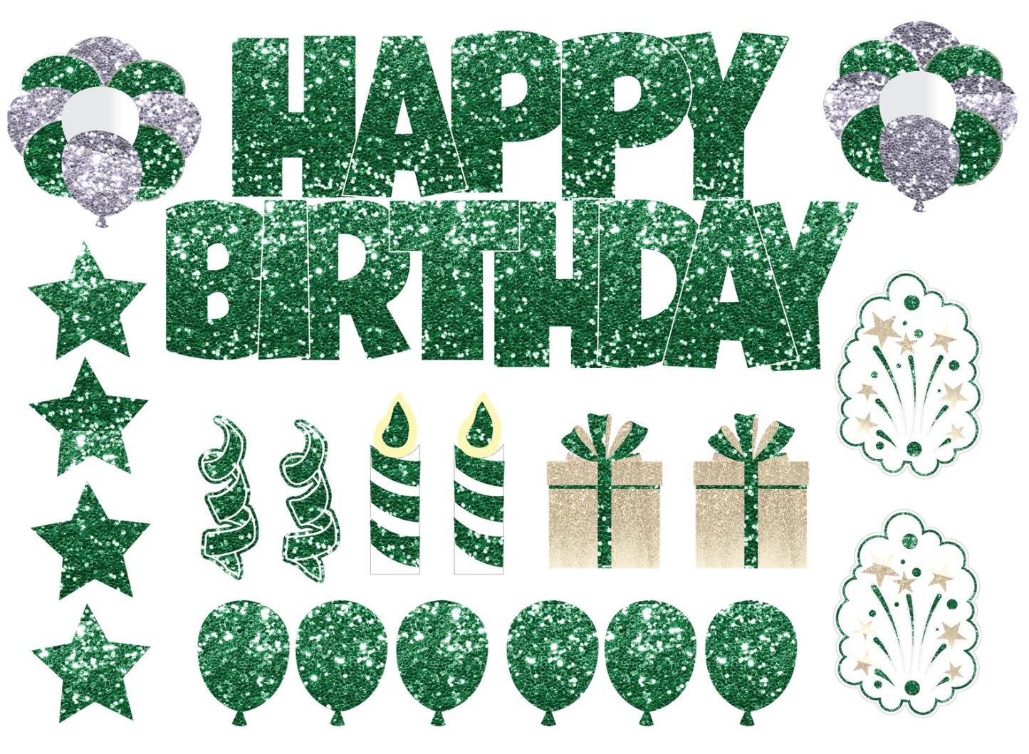 Full Set Happy Birthday Yard Sign