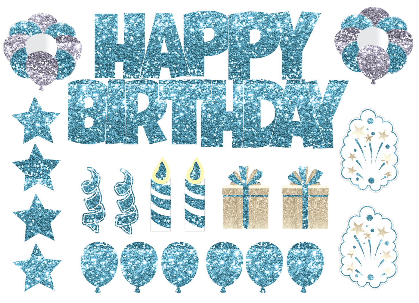 Full Set Happy Birthday Yard Sign