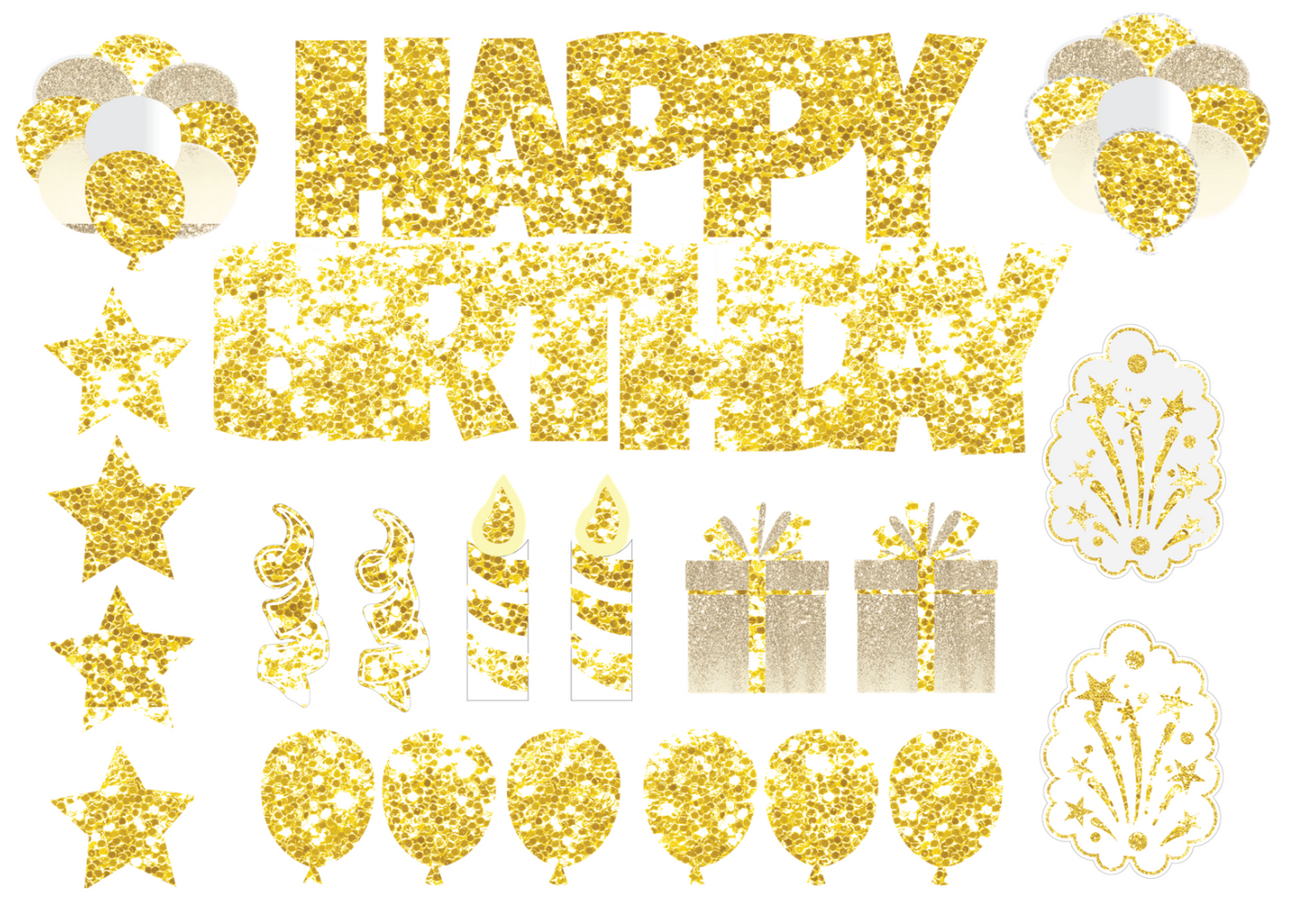 Full Set Happy Birthday Yard Sign