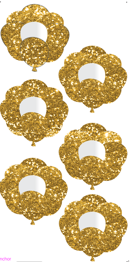 Large Balloon Set | Glitter