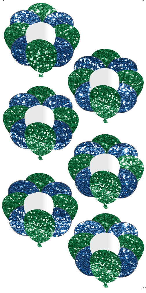 Large Balloon Set | Glitter